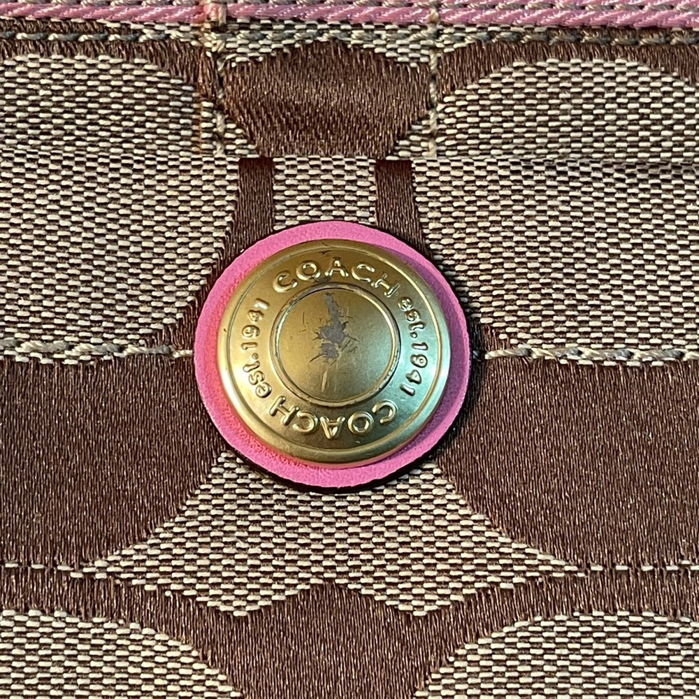 🔥 SOLD🔥Coach Signature Pink shoulder bag - Picture 3 of 10